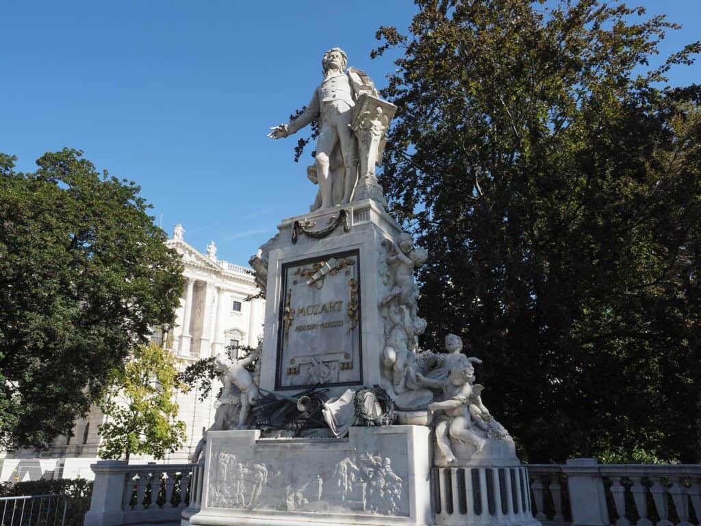 Mozart-Denkmal in Wien