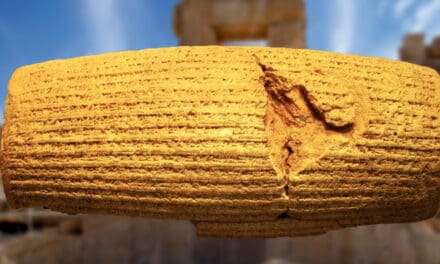 Der Kyros-Zylinder als eines der frühesten Dokumente mit Bezug zu Menschenrechten angesehen