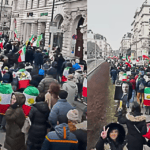 Bericht über den Marsch der Iranerinnen und Iraner in Österreich, Sonntag, 1. Februar