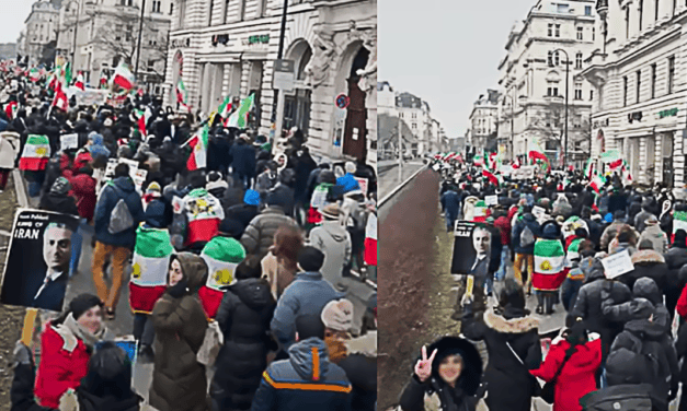 Bericht über den Marsch der Iranerinnen und Iraner in Österreich, Sonntag, 1. Februar