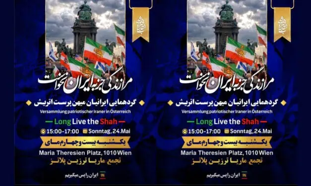 Versammlung patriotischer Iraner:innen in Österreich am 24 Mai 2026