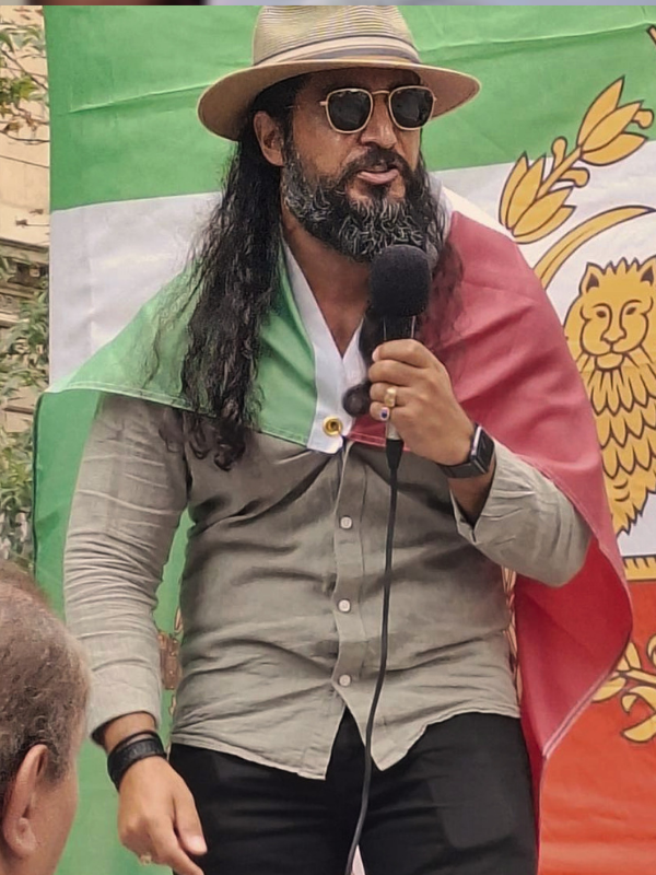 Cyrus Razavi, Demo Wien am 13.09.2026