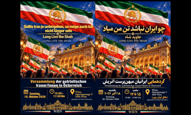 Von Wien bis Iran – Zusammenkunft patriotischen Iranerinnen und Iraner in Österreich 18.10.2026