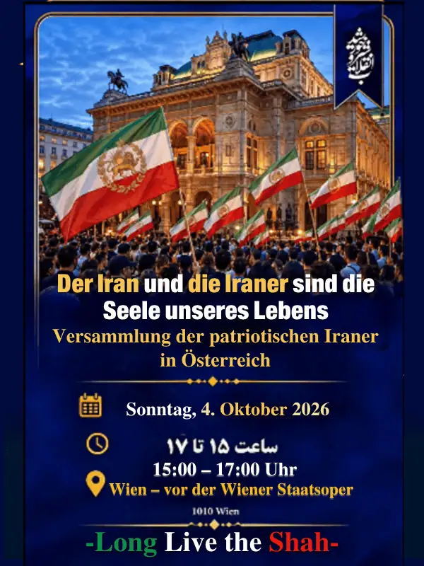 Versammlung der patriotischen Iraner in Österreich 04.10.2026
